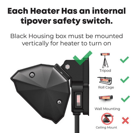 Heat Storm - Infrared Heater and Tripod combo - SILVER