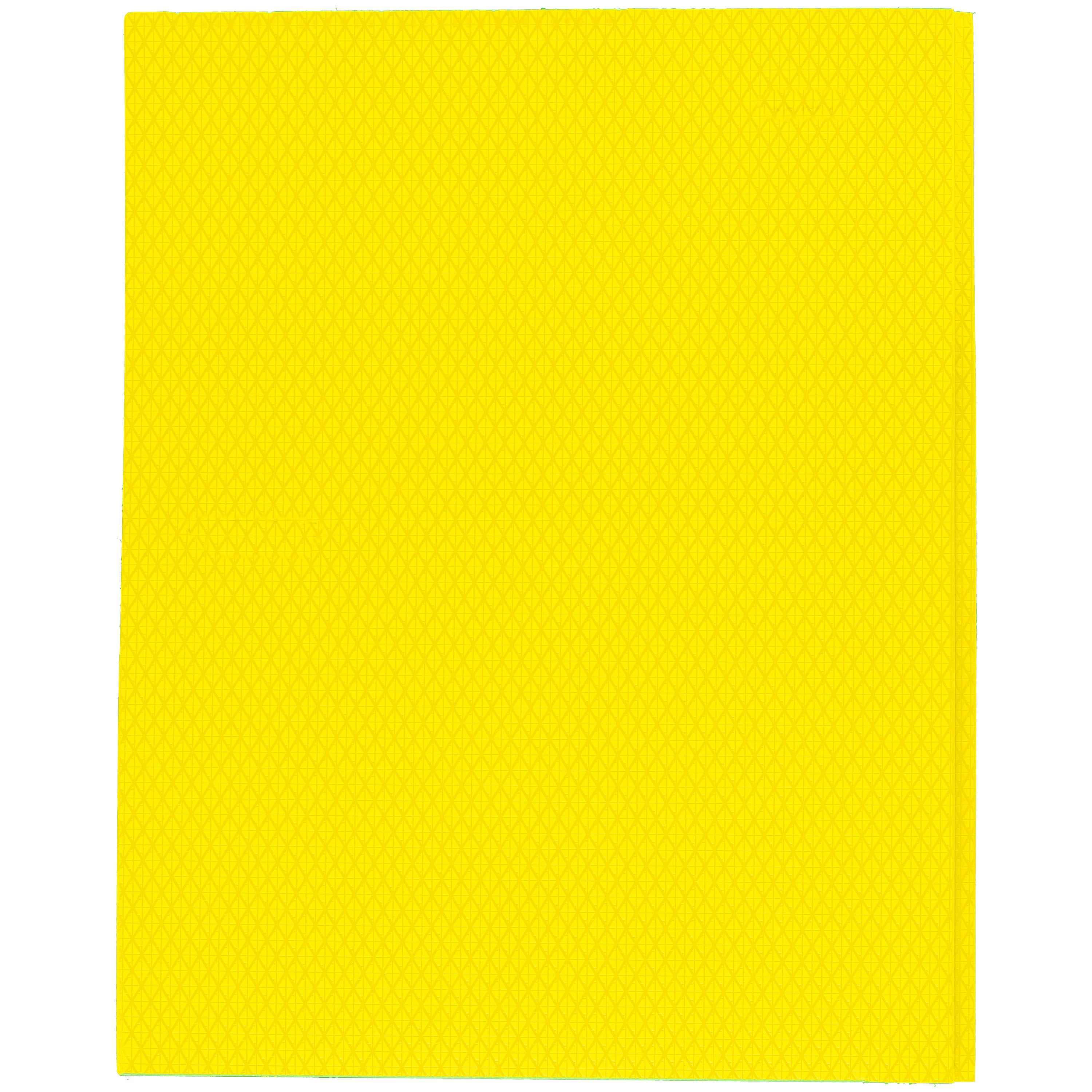 Five Star Stay-Put Pocket and Prong Folder, Yellow (34609)