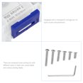 thumbnail image 3 of unbranded 130Pcs Nut and Bolt Set for Machine Needs Full Thread Durable Silver, 3 of 8