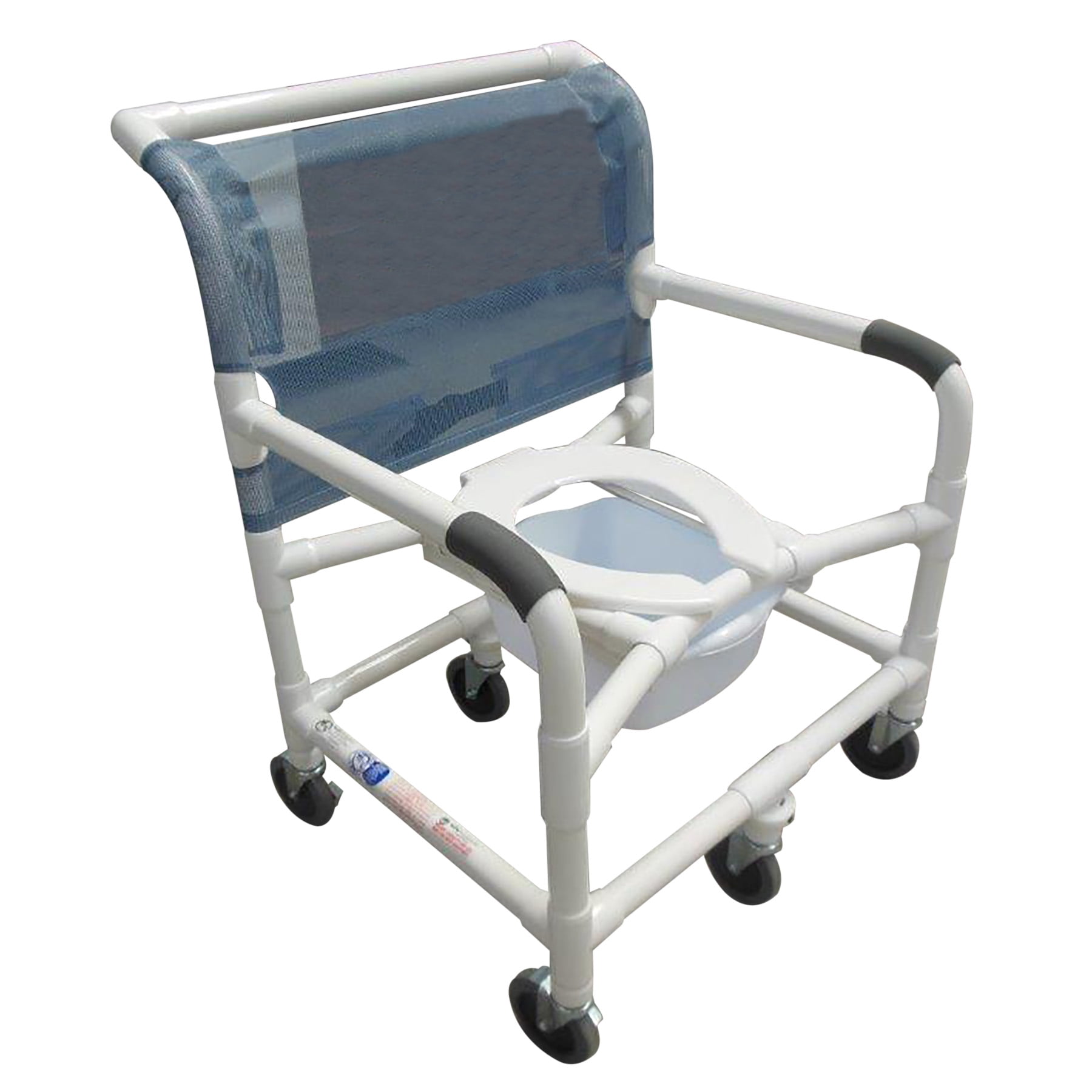 MJM International 126-5HD-BAR Bariatric Shower Chair 26 Inch Internal Width, 600 lbs
