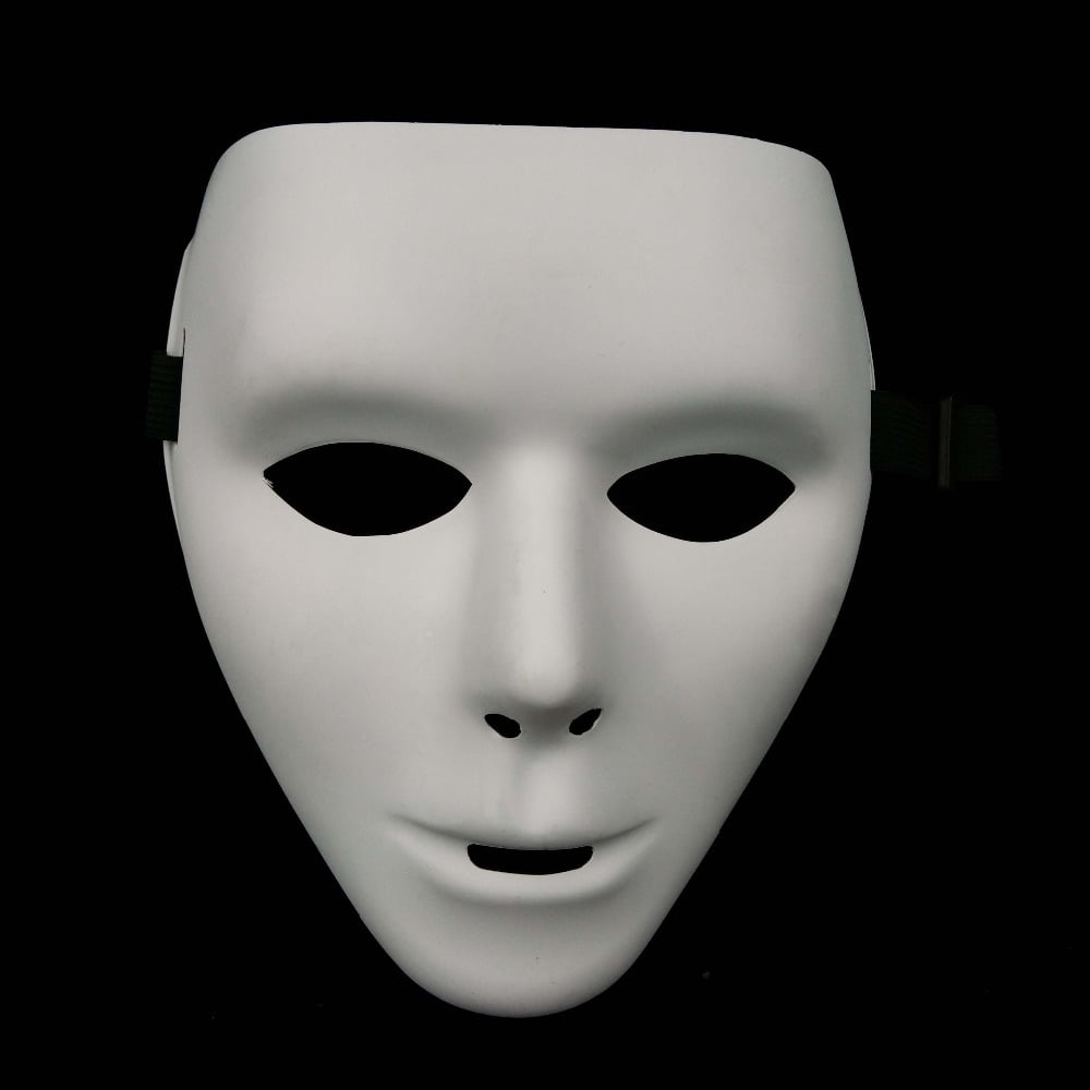 Thick Blank Male The Phantom Mask Costume Face Mask Paintable - Walmart.com