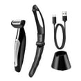 thumbnail image 4 of Afeitadora de pelo para espalda perfecl mango plegable lavable carga USB, 4 of 8