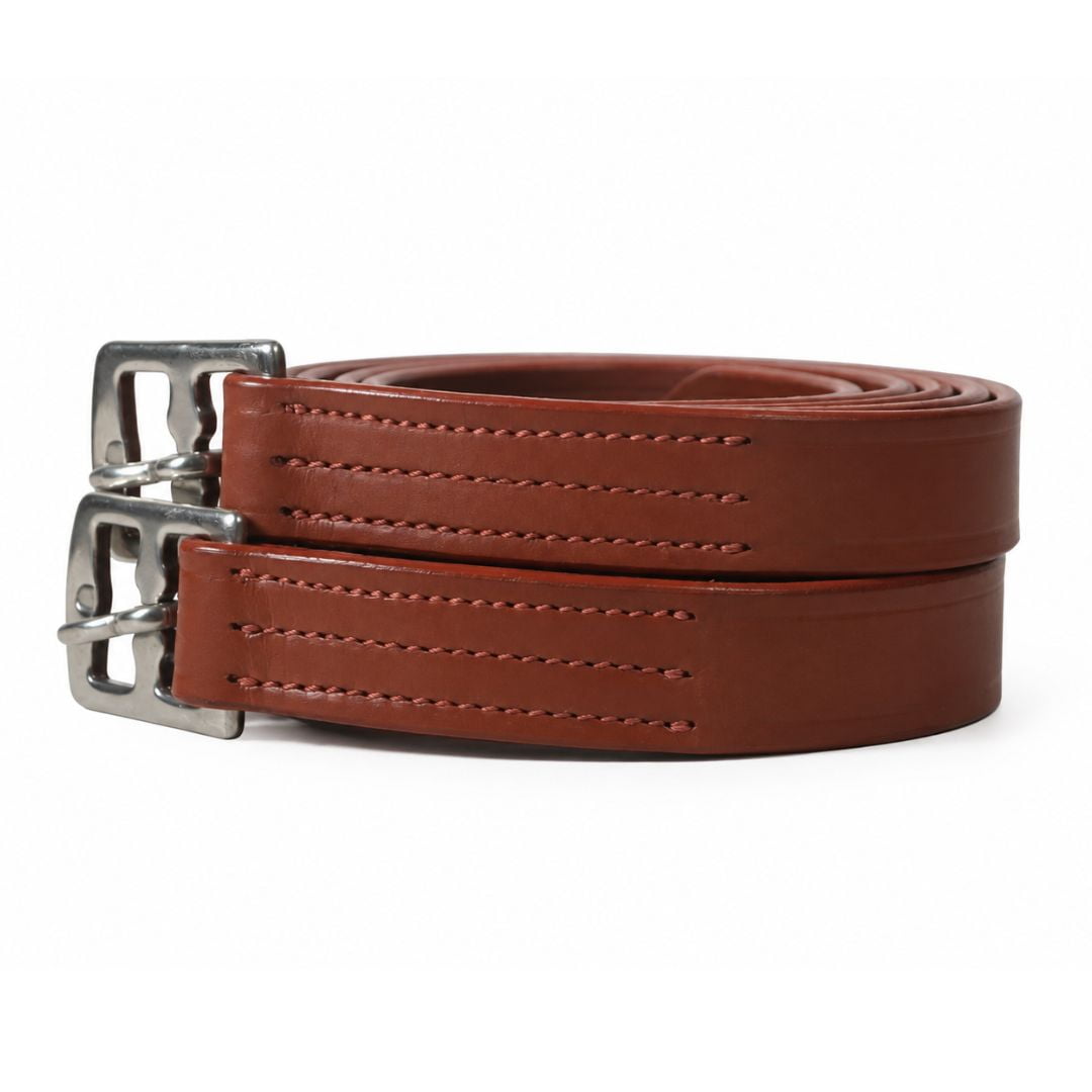 SIE English Stirrup Leathers Kids/Adult (Chestnut 54 )