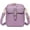 A-purple, variant on Crossbody Leather Bag, Double Layer Large Capacity Messenger Bag with Anti-Theft Features, Built-in Purse for Safe Daily Use and Travel.