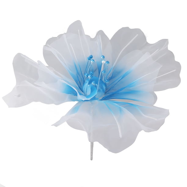 Flor De Una Gasa De Flores De La Cinta De Organza 19.7 Pulgadas De Colores Suaves Y Brillantes Flores Artificiales Para La Fotografía De La Boda Del Fondo De La Fiesta De La