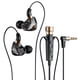 thumbnail image 1 of Auriculares HiFi con Cable y MicróFono Auriculares DináMicos con CancelacióN de Ruido Auriculares Intrauditivos Auriculares con Graves para Deportes (Negro), 1 of 5