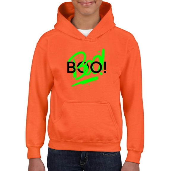 Boo. Graffiti Style Hoodie Juniors -Image by Shutterstock, Small