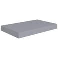 thumbnail image 2 of vidaXL Floating Wall Shelves 2 pcs Grey 40x23x3.8 cm MDF, 2 of 5