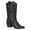 Black, variant on Charles Albert Cowboy Boots for Women Mid-Calf Western Cowgirl Boots