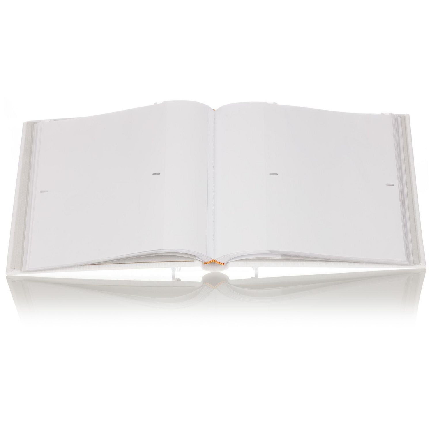 Pinnacle Frames and Accents Linen 2UP White Photo Album