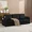 Black, variant on 87.4" Oversized 3 Seater Couch, Upholstered Sofa for Living Room,Modern Deep Seat Comfy Love Seat Couch with Cup Holders,Corduroy Loveseat Sofa (Black)