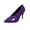 Purple, variant on Quaouag Women Pointed Toe Pumps Stiletto Mid Heel Slip-on Dress Shoes Office