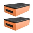 thumbnail image 1 of Lipstore Coussinet de Tombé de Musculation Silence Coussinet de Soulevé de Terre pour l'Entraînement de Musculation Hommes Orange Noir, 1 of 8