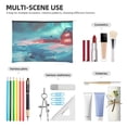 thumbnail image 4 of Cauagu Aurora Borealis Village for Tyvek Makeup Bag,Reusable Travel Cosmetic Bag Women Organizer Toiletry Bag Birthday,Gifts for Women Girlfriend Mom Teacher 6.5’’*8.9’’, 4 of 7
