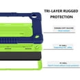 thumbnail image 4 of Case for Samsung Galaxy Tab A9 8.7 Inch 2023 Model,for Samsung Tablet A9 8.7" Shockproof Case with Shoulder Strap Stand Kids Friendly for Samsung Tab A9 2023 SM-X110 SM-X115 - 2*Navy Green, 4 of 7