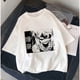 thumbnail image 4 of Anime My Boku No Hero Academia Katsuki Bakugou Print Camiseta De Mujer Harajuku Básica Negro Blanco O-Cuello Top Corta, 4 of 4