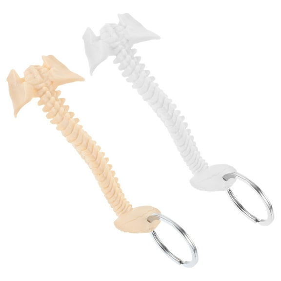 2PCS Human Spine Keychain Mini Anatomy Model Educational Biology Study Tools for Doctors Students Classroom