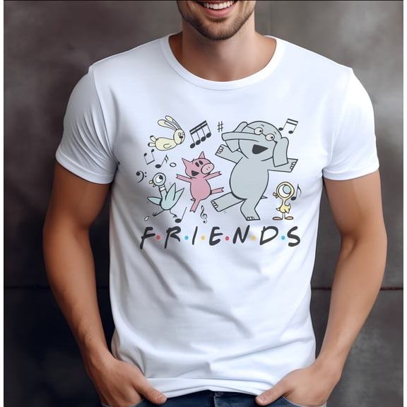Friends Elephant and Piggie Softstyle Shirt | Book Lover Shirt | Teacher Shirt | Librarian Shirt | Mo Willems
