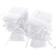 thumbnail image 1 of Pack Of 100 White Organza Sachets, 7 X 9 Cm, Organza Gift Pouch, Jewelry Pouch, Wedding Sachets, Lavender Sachets, Wedding Favor, 1 of 5