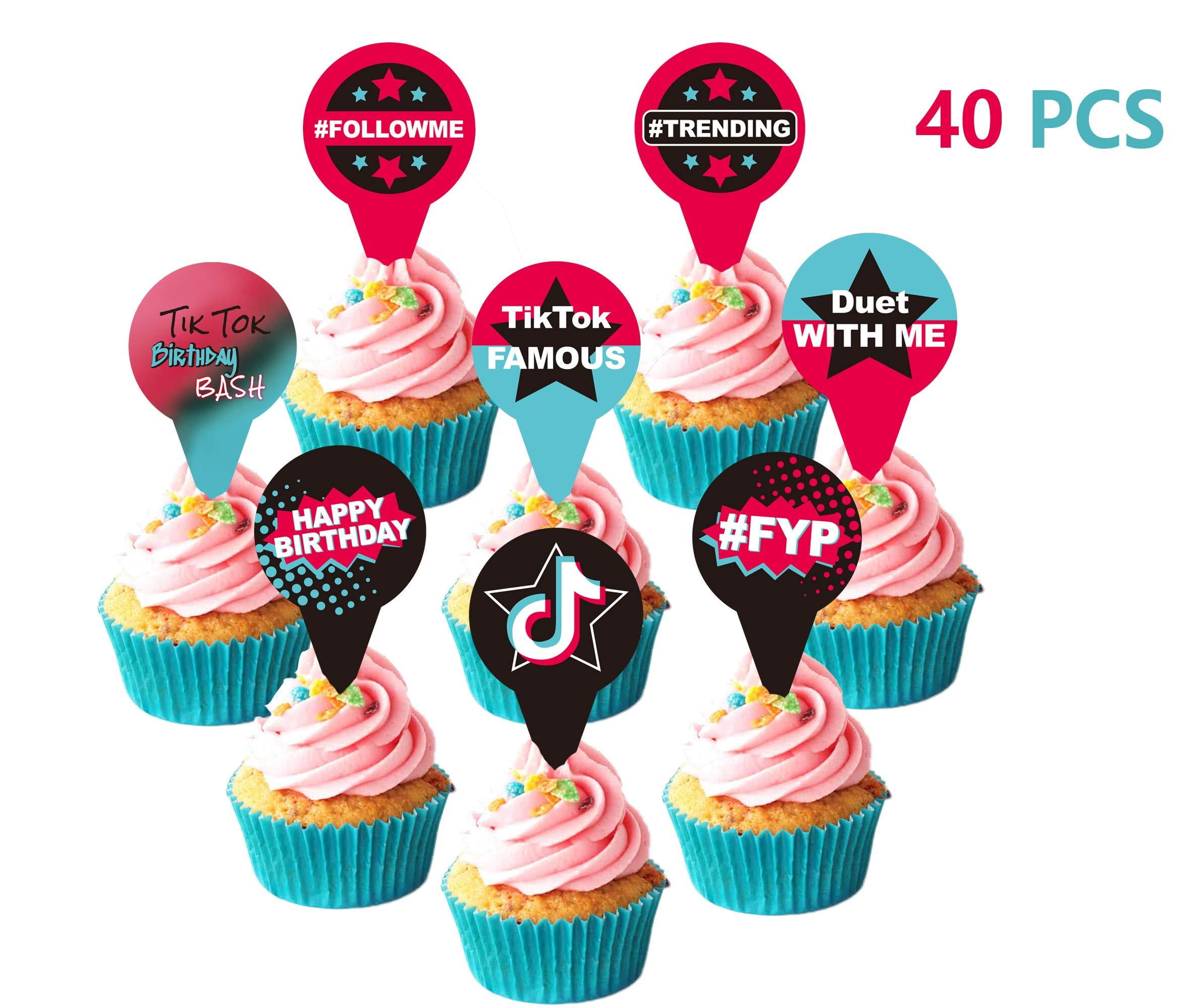 40pcs Music Cupcake Toppers, Music Birthday Party Decorations, Music Social  Media Videos, Music Happy Birthday Party Supplies, Music Theme Party for  Kids Birthday Party - Walmart.com