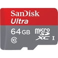 thumbnail image 2 of SanDisk SDSQUNC064GAN6MA Mobile Ultra microSDXC 64GB UHS-I Memory Card, 2 of 5