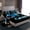 Blue Black, variant on Manfei Boys Ball Game Bed Sheets,Baseball Lovers King Sheets,Blue White Sheet Set For Boys Kids,Microfiber Bedroom Decor,4 Pieces