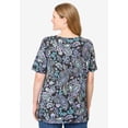 thumbnail image 2 of Woman Within Plus Size Printed Perfect Square-Neck Tee, 2 of 4
