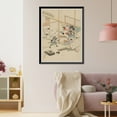 thumbnail image 3 of Historic Framed Print, [Japanese Ukiyo-e drawing] - 55, 17-7/8" x 21-7/8", 3 of 9