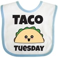 thumbnail image 3 of Inktastic Kawaii Taco Tuesday Boys or Girls Baby Bib, 3 of 4