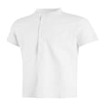 thumbnail image 3 of Men‘s Shirt Henley Neck Solid Color Tops Pullover with Pocket and Buttons S/M/L/XL/XXL, 3 of 8