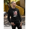 thumbnail image 2 of Cheerful Devil Techno Style Sweatshirt Men -Image by Shutterstock, Male 5X-Large, 2 of 4