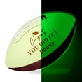 thumbnail image 5 of Personalized Glow in The Dark Football Custom Full 12-Inch High School Junior Football Laser Engraved Any Name Graduation Gift for Student Son Grandson Football Fan, 5 of 7