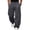 Gray 17#, variant on Men's Oversized Baggy Casual Sweatpants, Elastic Drawstring Waist Loose Wide Leg Trousers, Soft Comfort Knit Bottoms With Practical Side Pockets For Streetwear Daily Activities White M