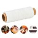 thumbnail image 3 of 50 Meters/Roll 150D/16 Leather Crafts Flat Sewing Thread Hand Stitching Waxed Thread (White), 3 of 3