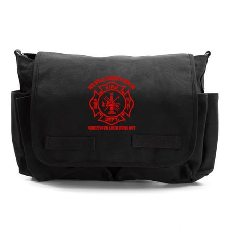 We Will Always Run in When Your Luck Has Run Out Army Messenger Shoulder (Best Urban Bug Out Bag)