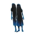 thumbnail image 4 of 2 letreros de Halloween de niña aterradora, letreros de césped de gemelos espeluznantes 2D con estaca espeluznante Estilo C, 4 of 8
