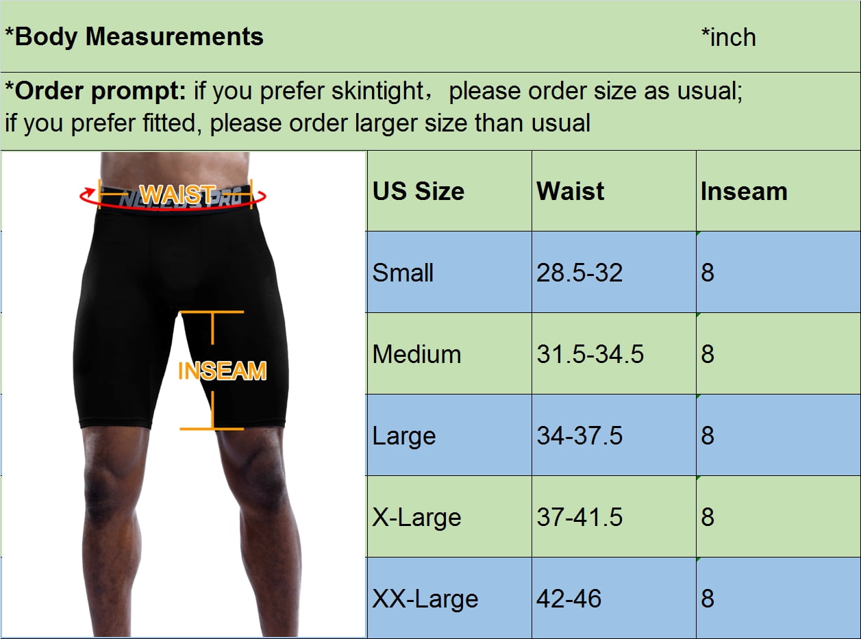 HNVAVQ Heren 3 Pack Compressie Shorts - Ademende Onderlaag Voor Hardlopen, Fietsen & Gym - L, 3XL