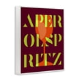 thumbnail image 3 of Stupell Industries Contemporary Modern Aperol Spritz White Framed Giclee Art, 24 x 30, by Lil' Rue, 3 of 8