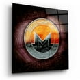 thumbnail image 2 of Epic Art 'XMR Monero Coin,' Acrylic Glass Wall Art, 12"x12", 2 of 8