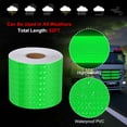 thumbnail image 3 of Uxcell Reflective Tape, Self-Adhesive Trailer Reflector Tape Warning Safety Sticker High Visibility Night Reflector Green 4 Inch x 82 Feet, 3 of 6