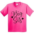 thumbnail image 3 of Inktastic Big Sis Girls Cute Sister Announcement Youth T-Shirt, 3 of 5