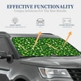 thumbnail image 4 of Xecao Happy St. Patrick's day for Foldable Car Sun Shades (2-Pack) offer sun protection with an easy-fold design for convenient windshield shading., 4 of 7