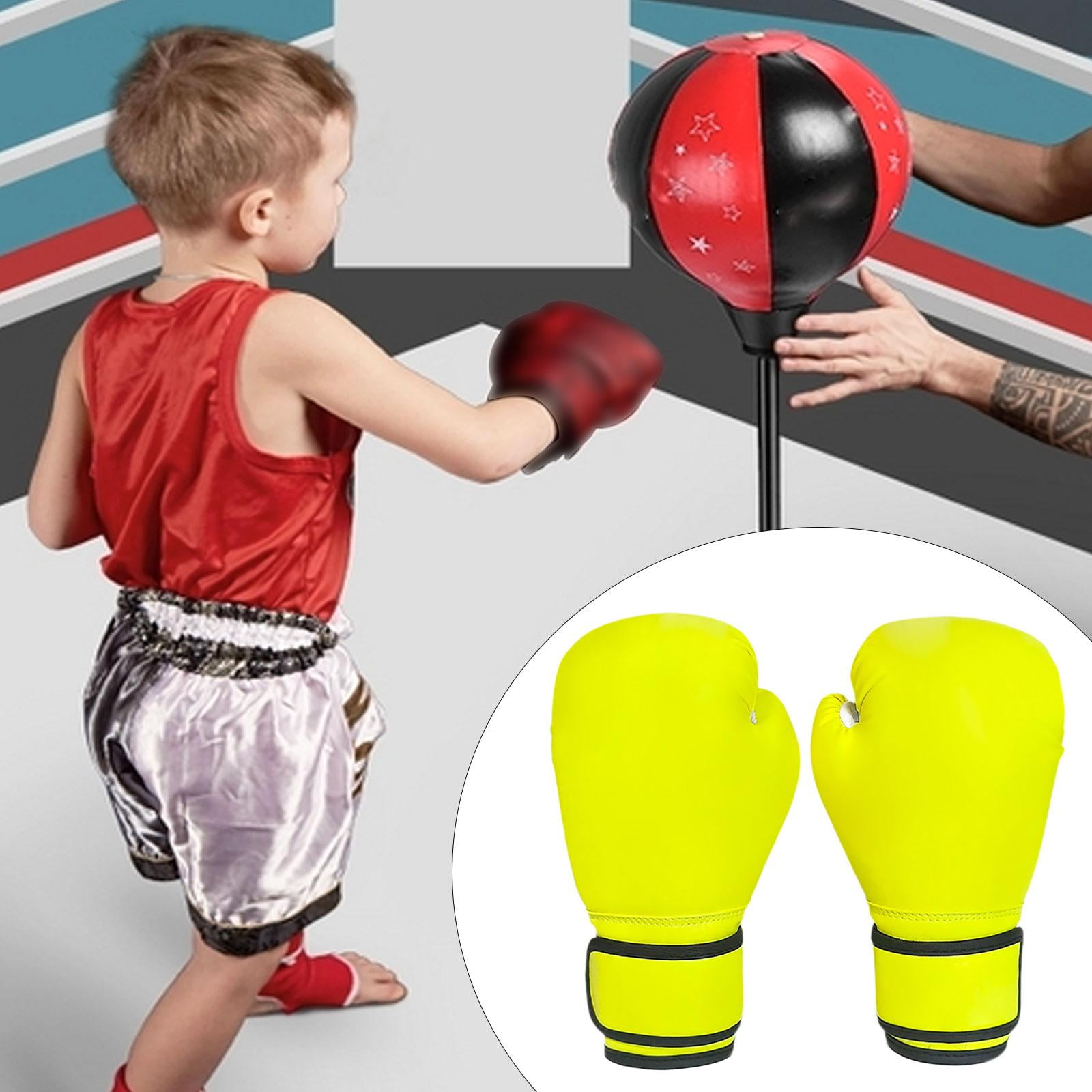 Baoblaze Boxing Gloves for Kids Breathable Punching Gloves with Adjustable Wrist Band