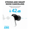 thumbnail image 2 of Audífonos Bluetooth Inalámbrico Cancelación De Ruido Adaptativa Eo Safe Imports Blanco, 2 of 5