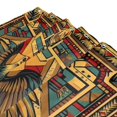 thumbnail image 3 of Yayeee Shower Curtain with Hooks 72"x72" Waterproof Fabric Bathroom Hanging Decor, Retro Abstract Eagle, 3 of 5
