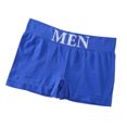 thumbnail image 2 of rygai Men Boxers Mid Waist Seamless Casual Lightweight Men Briefs for Sleeping,Royal Blue One Size, 2 of 8