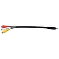 thumbnail image 3 of 2.5mm Mini AV Male to 3RCA Female M/F Audio Video Cable Stereo Jack Adapter Cord, 3 of 5