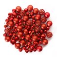 thumbnail image 4 of Kit de 100 bolas navideñas para decorar el árbol de Navidad, juego de bolas colgantes con caja de almacenamiento, 4 of 6