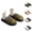 Army Green, variant on Men And Women Home Slippers with Fashion Cartoon Design, Comfortable Indoor Shoes and Non- Footwear, Warm for Winter and Christmas