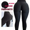 thumbnail image 3 of JGS1996 High Waist Butt Lifting Leggings for Women Tummy Control Workout Ruched Butt Lifting Stretchy Yoga Pants Textured Booty Tights, 3 of 6